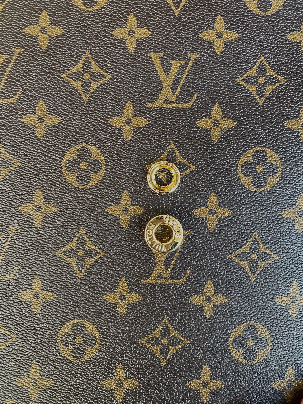 Golden LV Louis Vuitton Eyelet Bag Accessory for Custom Bag Repair DIY 