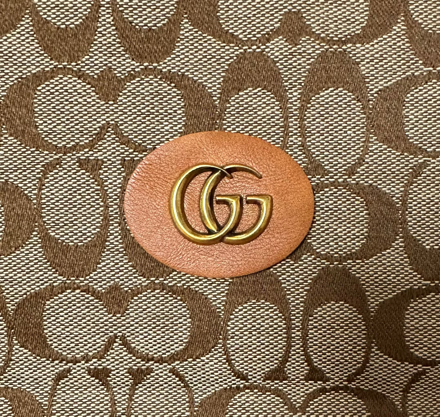 Gucci Vintage Leather Tag Label Patch for Handmade Crafts DIY
