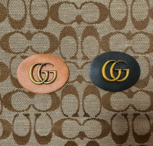 Gucci Vintage Leather Tag Label Patch for Handmade Crafts DIY