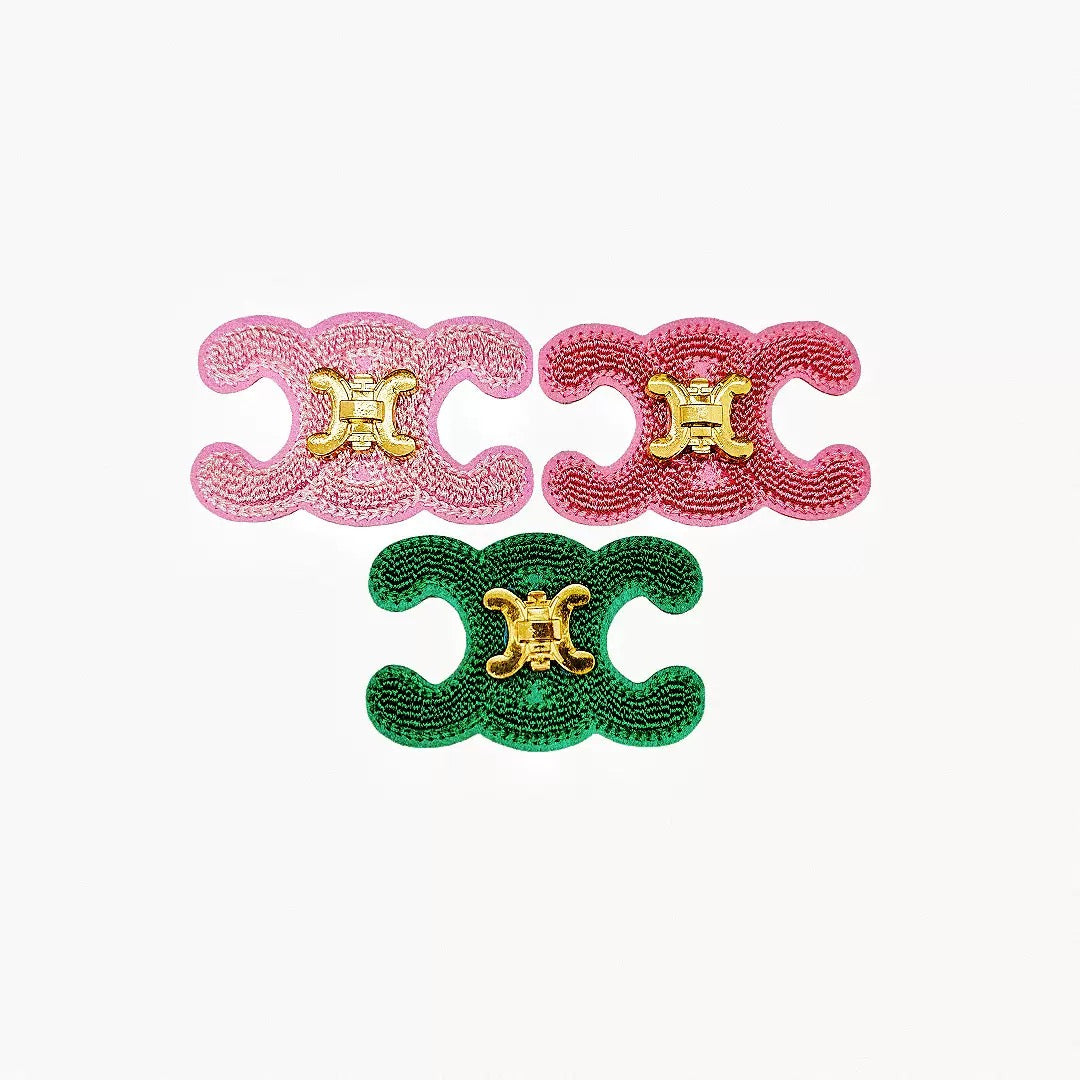 Embroidery Celine Patches Custom Clothing Jackets