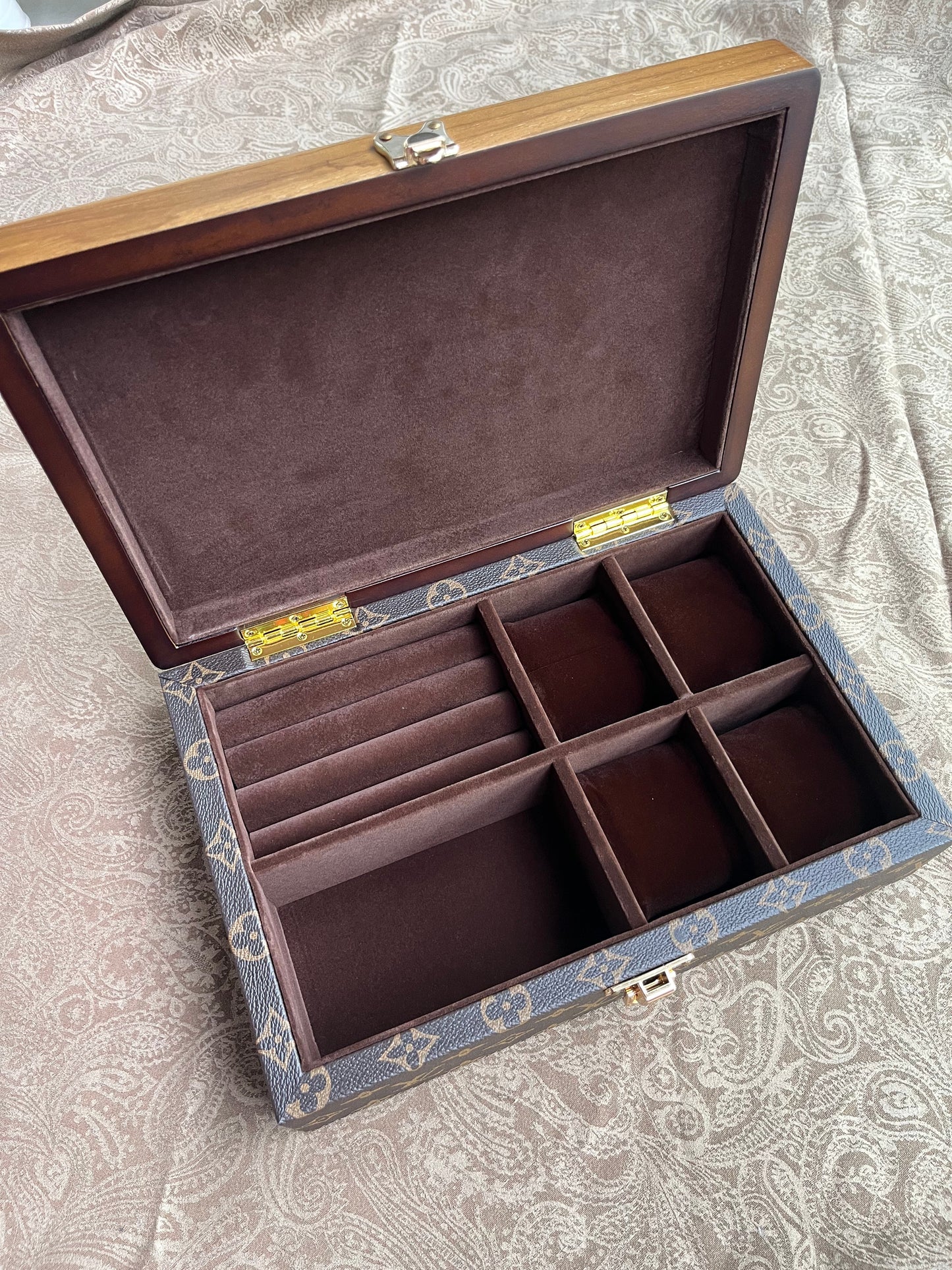 Custom LV  Accessories Box Jewelry Box Monogram