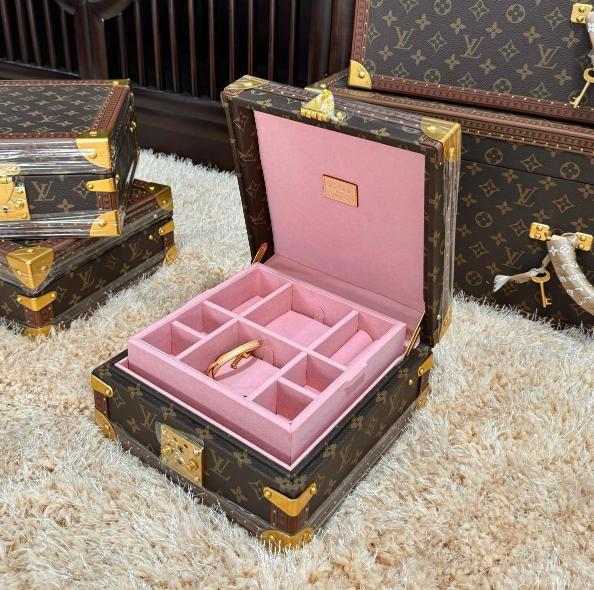 Custom LV  Accessories Box Jewelry Box