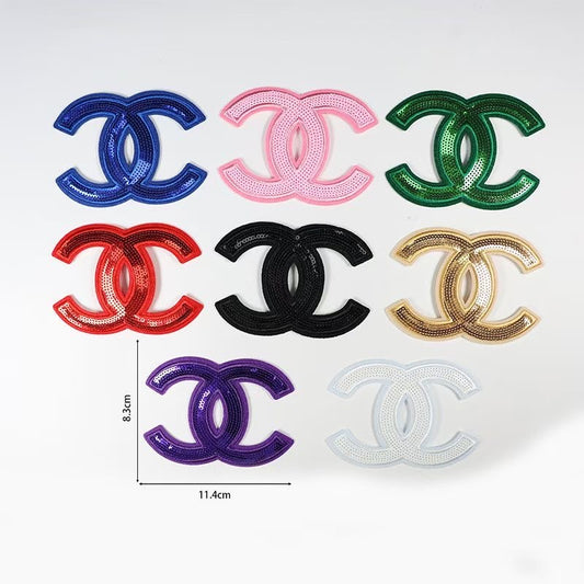 Embroidery Chanel Patches Custom Clothing Jackets