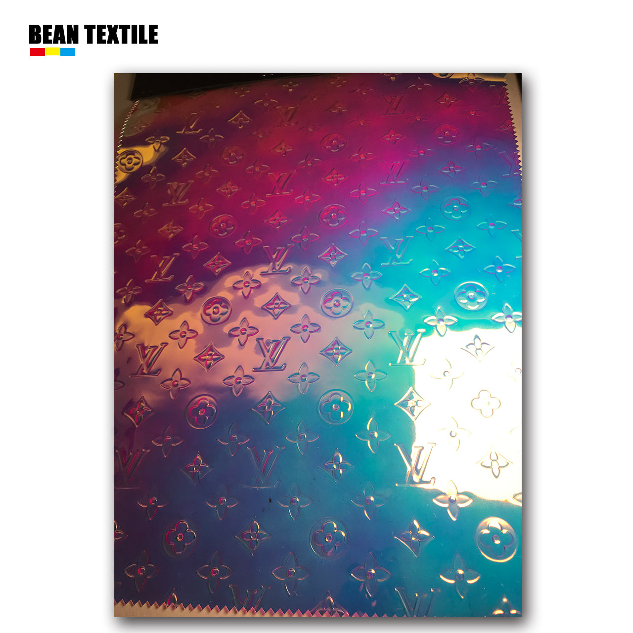 LV Trunk Leather Fabric Material