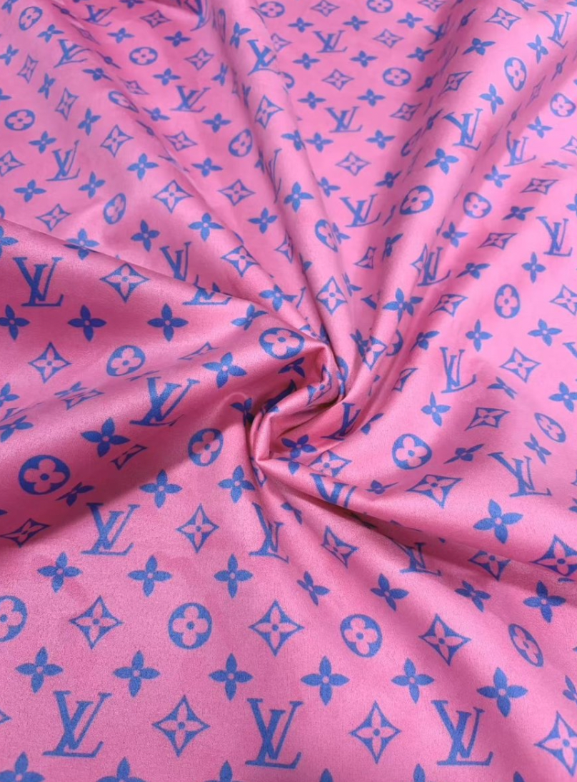 Stretchy Suede LV Fabric for Speaker Cover DIY Crafts