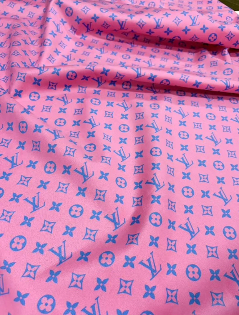Stretchy Suede LV Fabric for Speaker Cover DIY Crafts