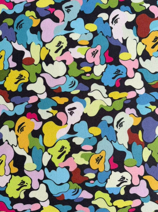 Camo Bape Suede Upholstery Fabric for Car Headliner Speaker Cover DIY
