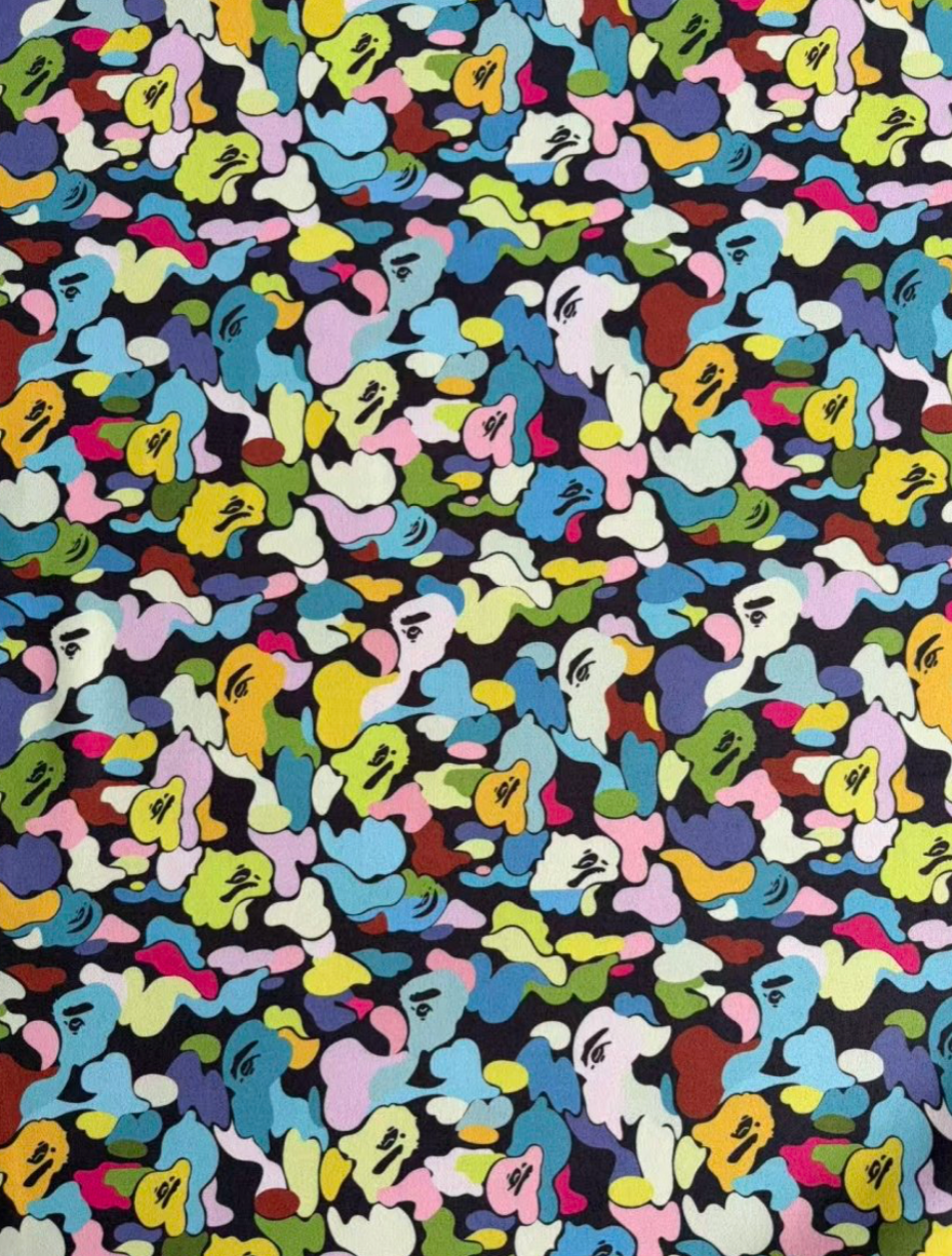 Camo Bape Suede Upholstery Fabric for Car Headliner Speaker Cover DIY
