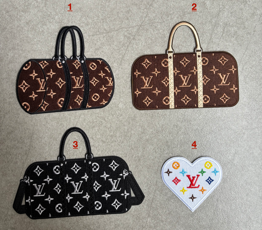 Embroidery LV Patches Custom Clothing Jackets
