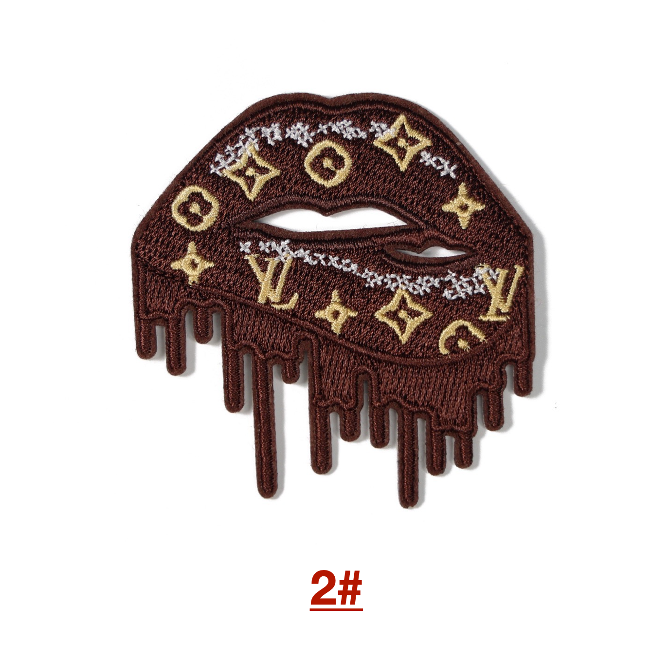 Embroidery LV Patches Custom Clothing Jackets