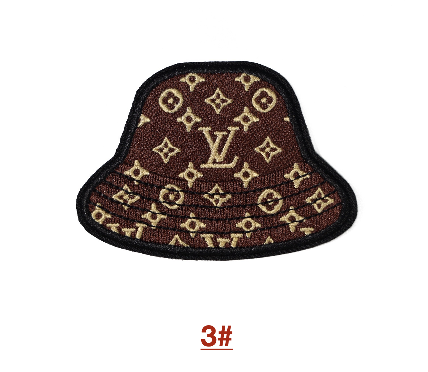 Embroidery LV Patches Custom Clothing Jackets