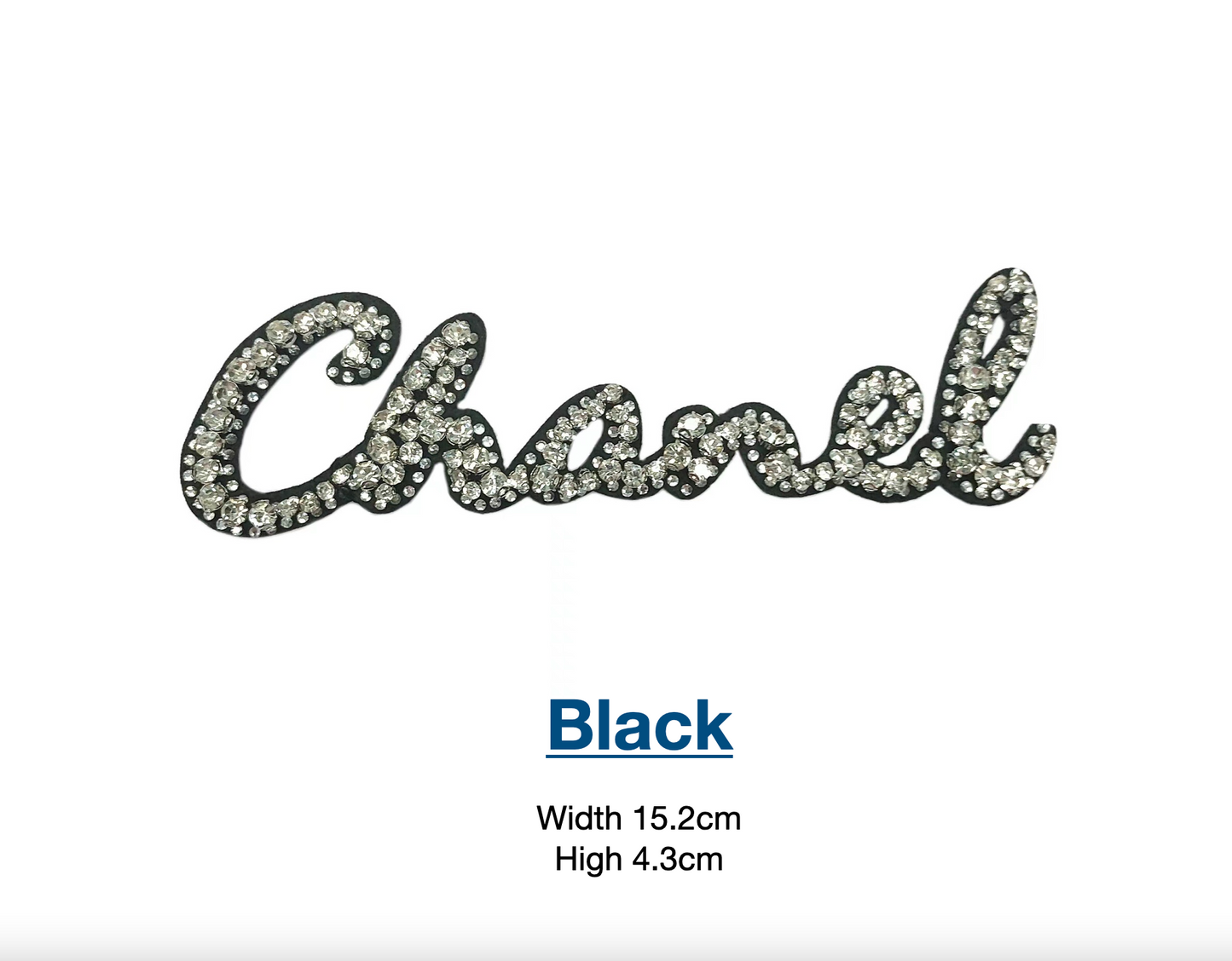Chanel Rhinestone Patches Custom Clothing Shoes