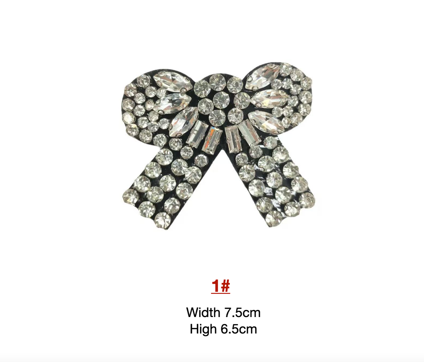 Chanel Rhinestone Patches Beaded Patches Custom Clothing Shoes For Handcraft