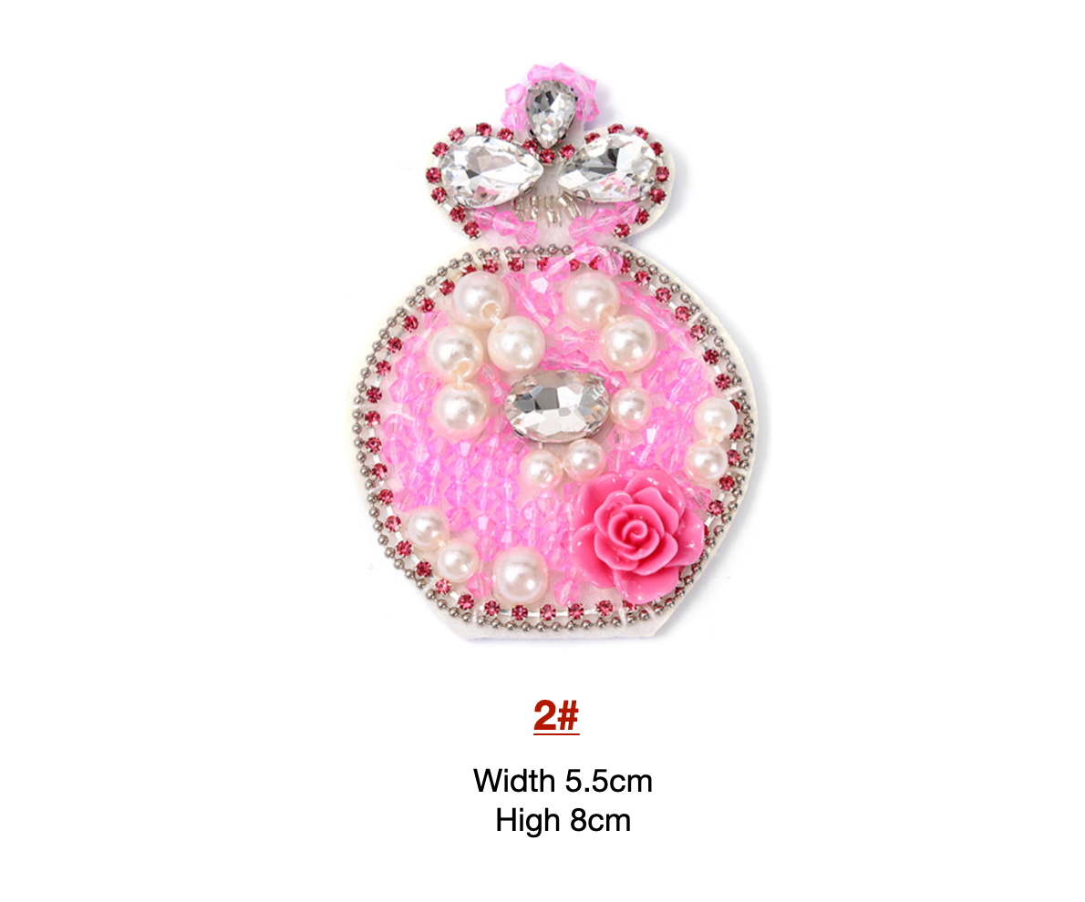 Chanel Rhinestone Patches Beaded Patches Custom Clothing Shoes For Handcraft