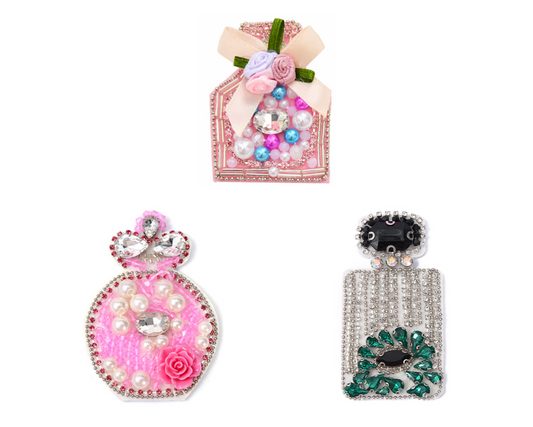 Chanel Rhinestone Patches Beaded Patches Custom Clothing Shoes For Handcraft