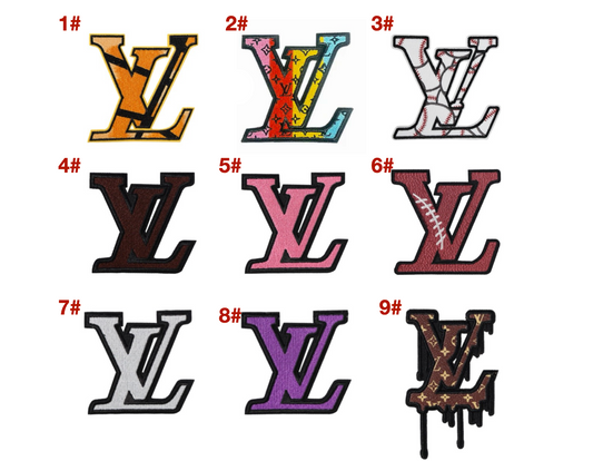 Embroidery LV Patches Custom Clothing Jackets