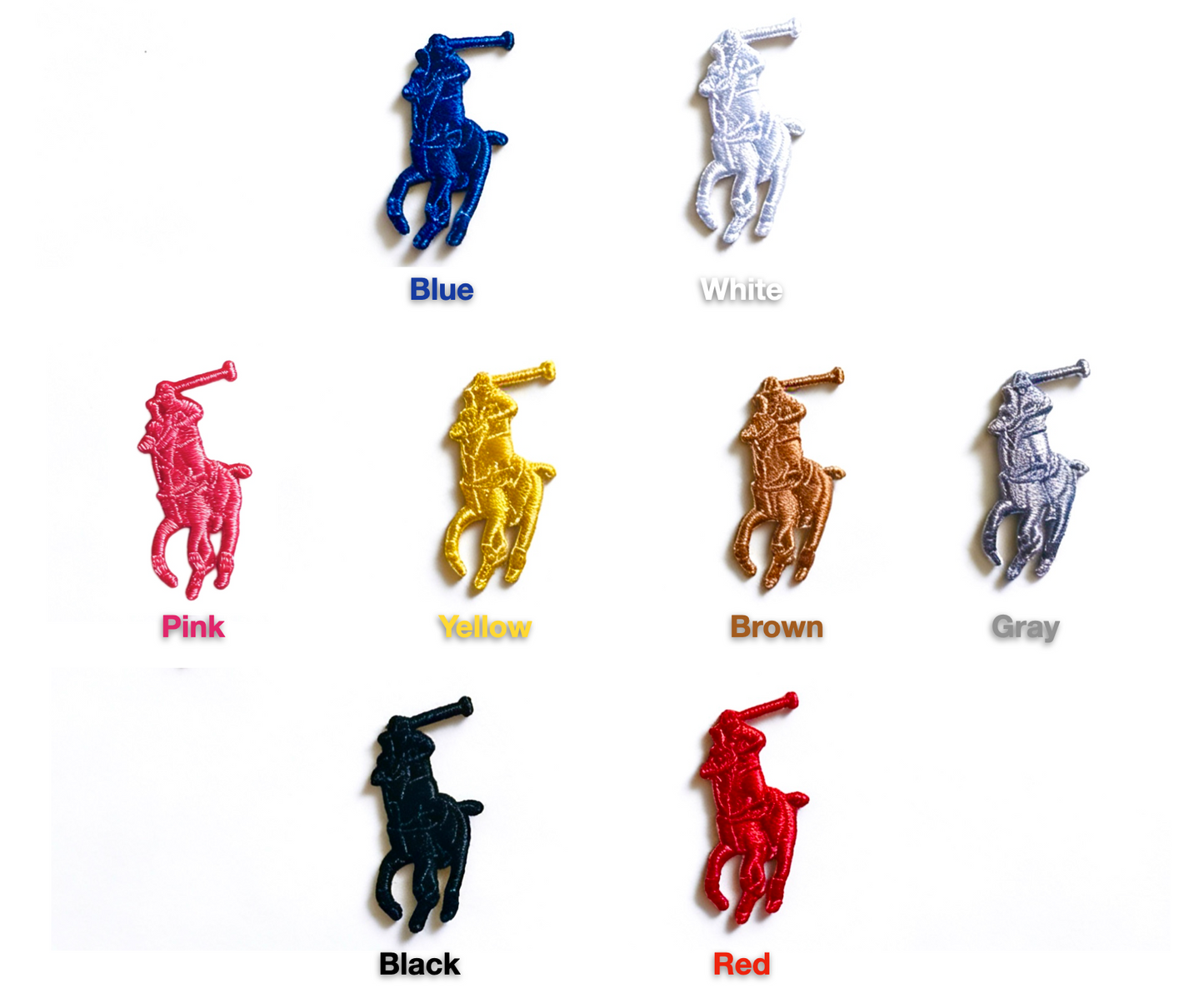 Classic Polo Ralph Lauren Embroidered Patch – Premium Quality for Clothing & Accessories