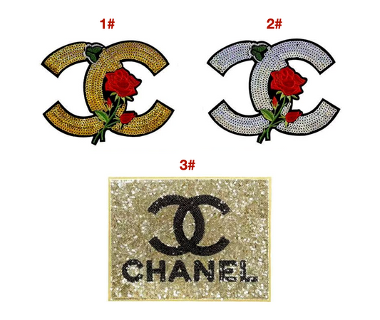 Embroidery Chanel Patches Custom Clothing Jackets