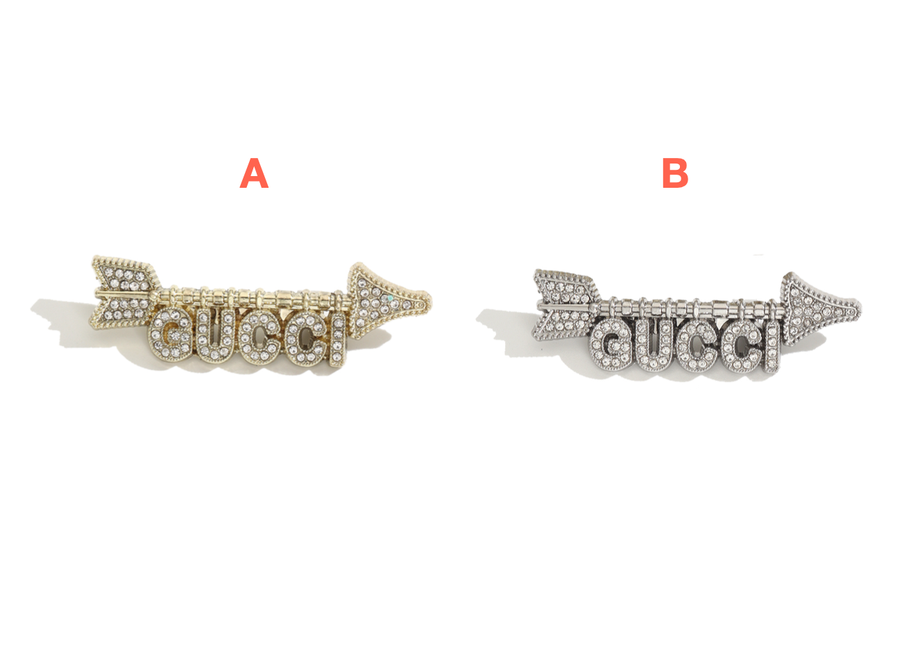 Vintage Gucci Inspired Brooches, Retro Luxury Pins for Women