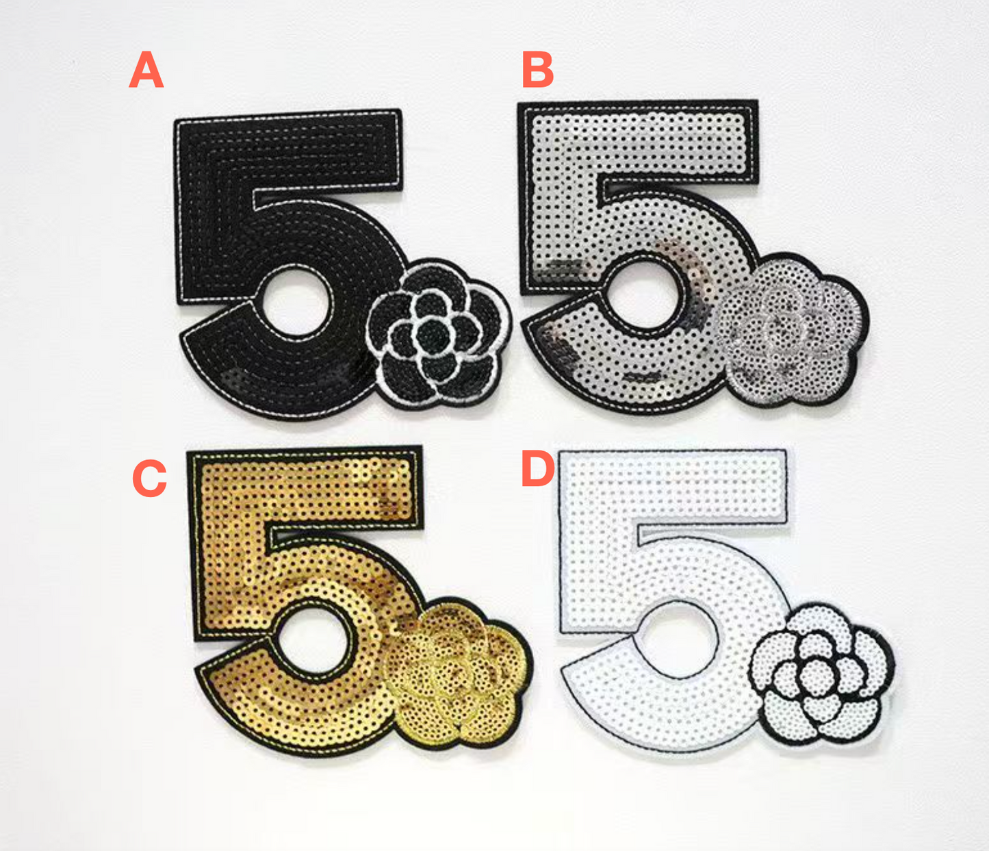Embroidery Chanel Patches Custom Clothing Jackets