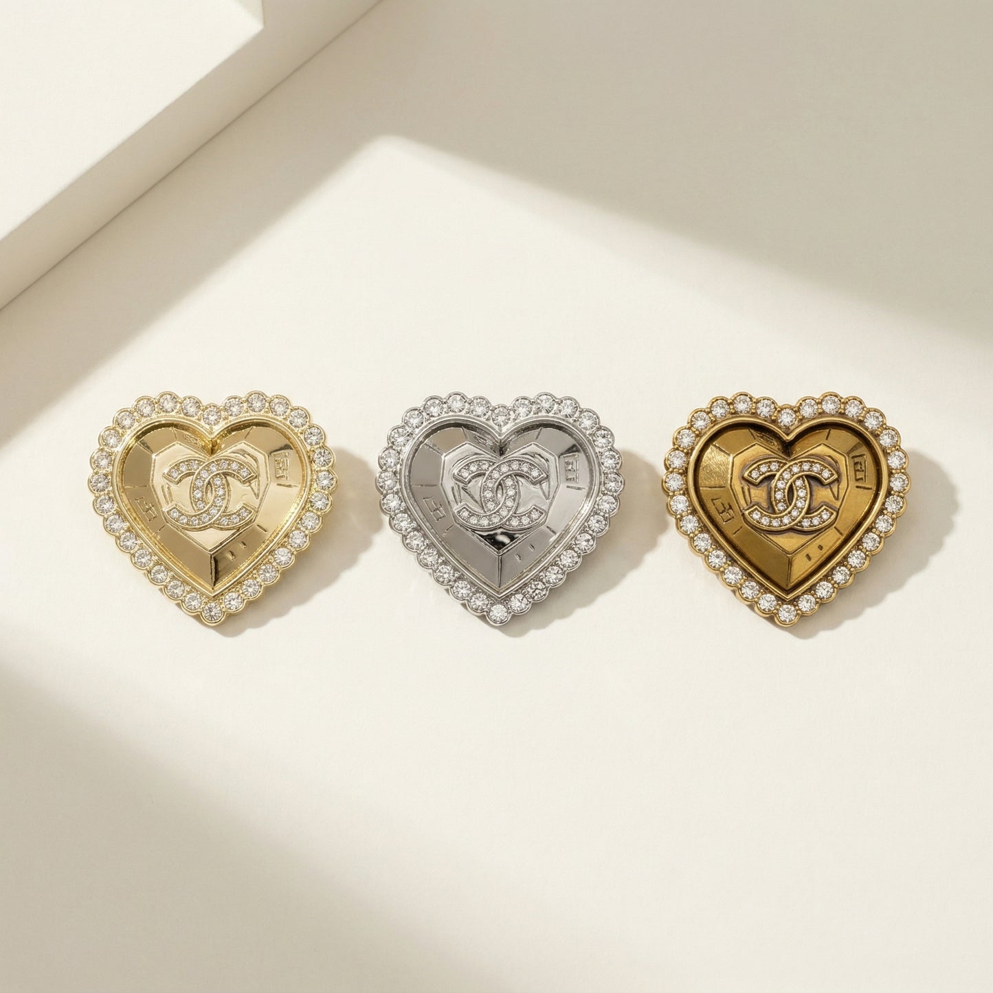 Vintage Chanel-Inspired Brooches, Retro Luxury Pins for Women