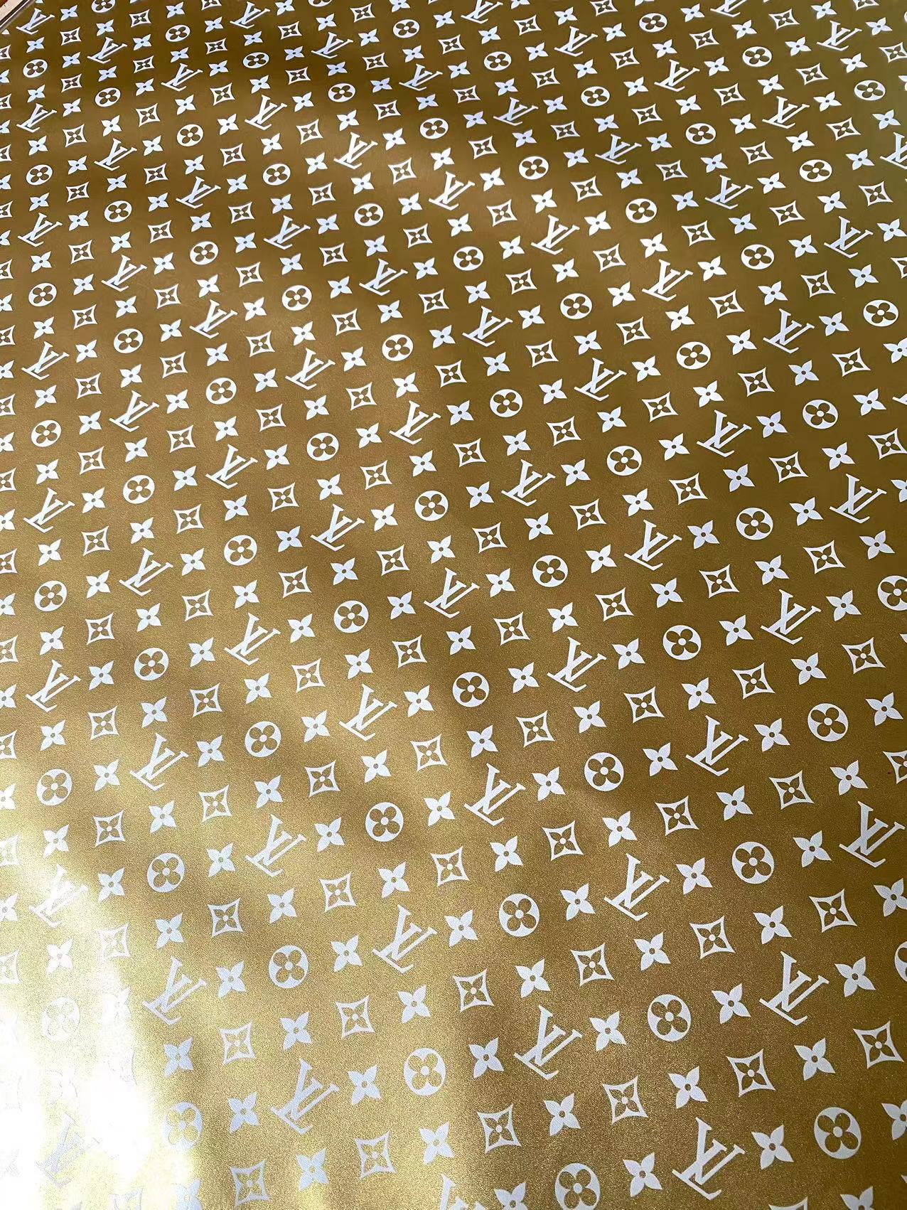 Gold LV Leather Sheet