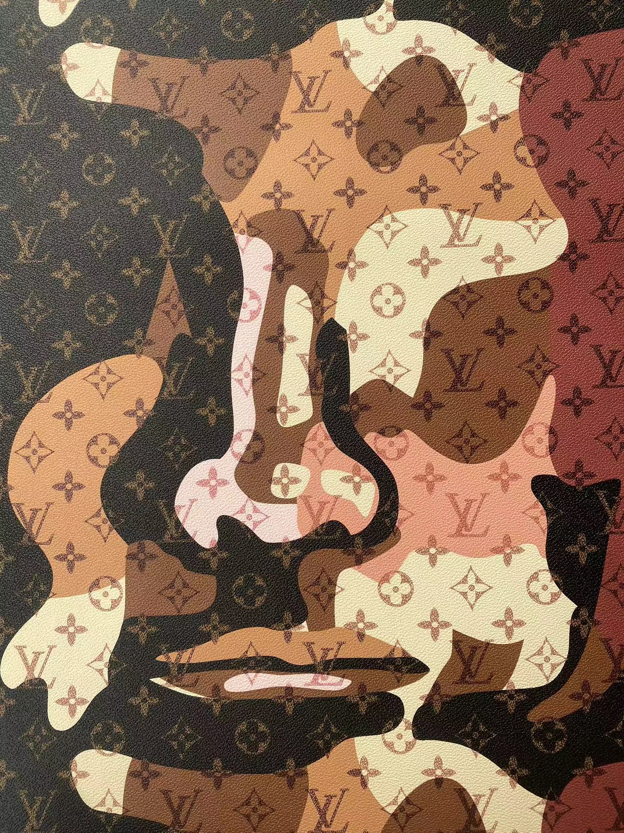 New Camo Louis Vuitton Leather for Handbag