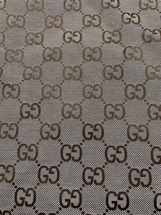 Medium Tan Gucci Jacquard Custom Designer Shoe Fabric