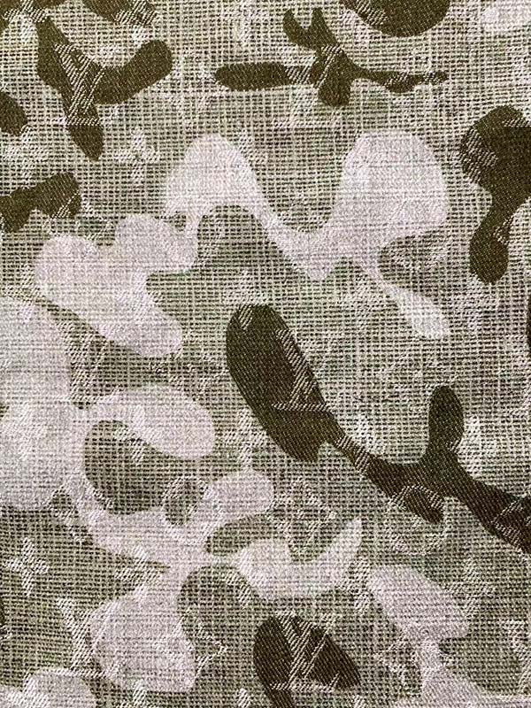 LV Takashi Murakami Camouflage Denim Fabric