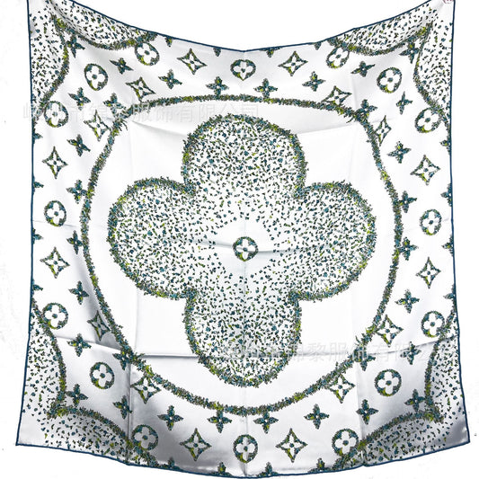 Designer Louis Vuitton Silk Scarf