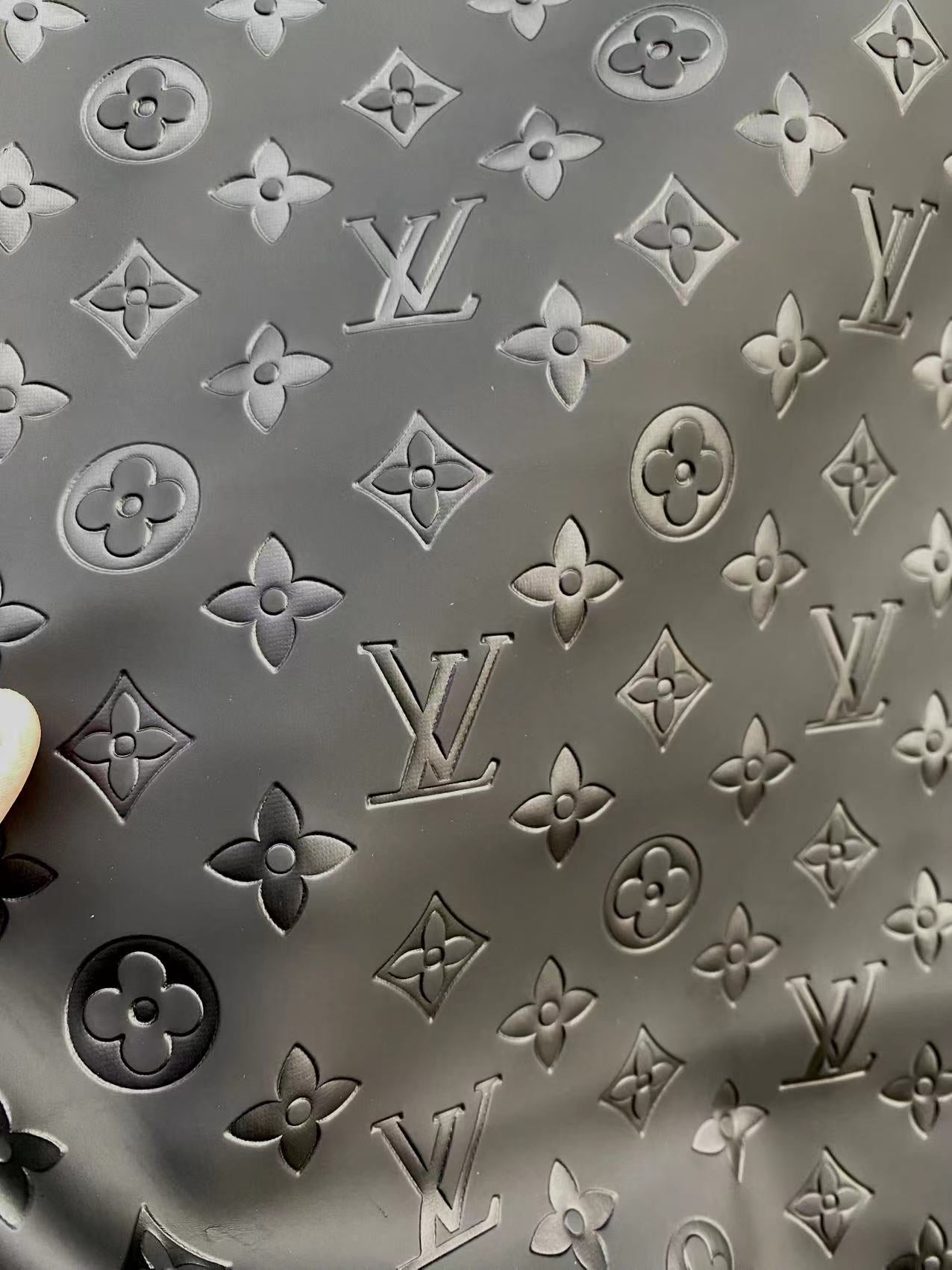 Matte Frosted Louis Vuitton Trainer Shoe Leather For Repair DIY Sewing