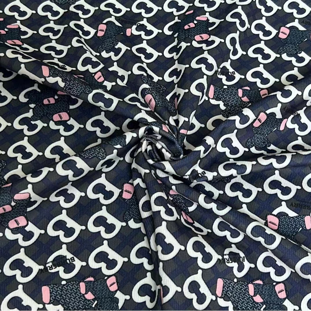 Burberry Bear Corduroy Designer Fabric for Sewing Fabric Sold by Yard