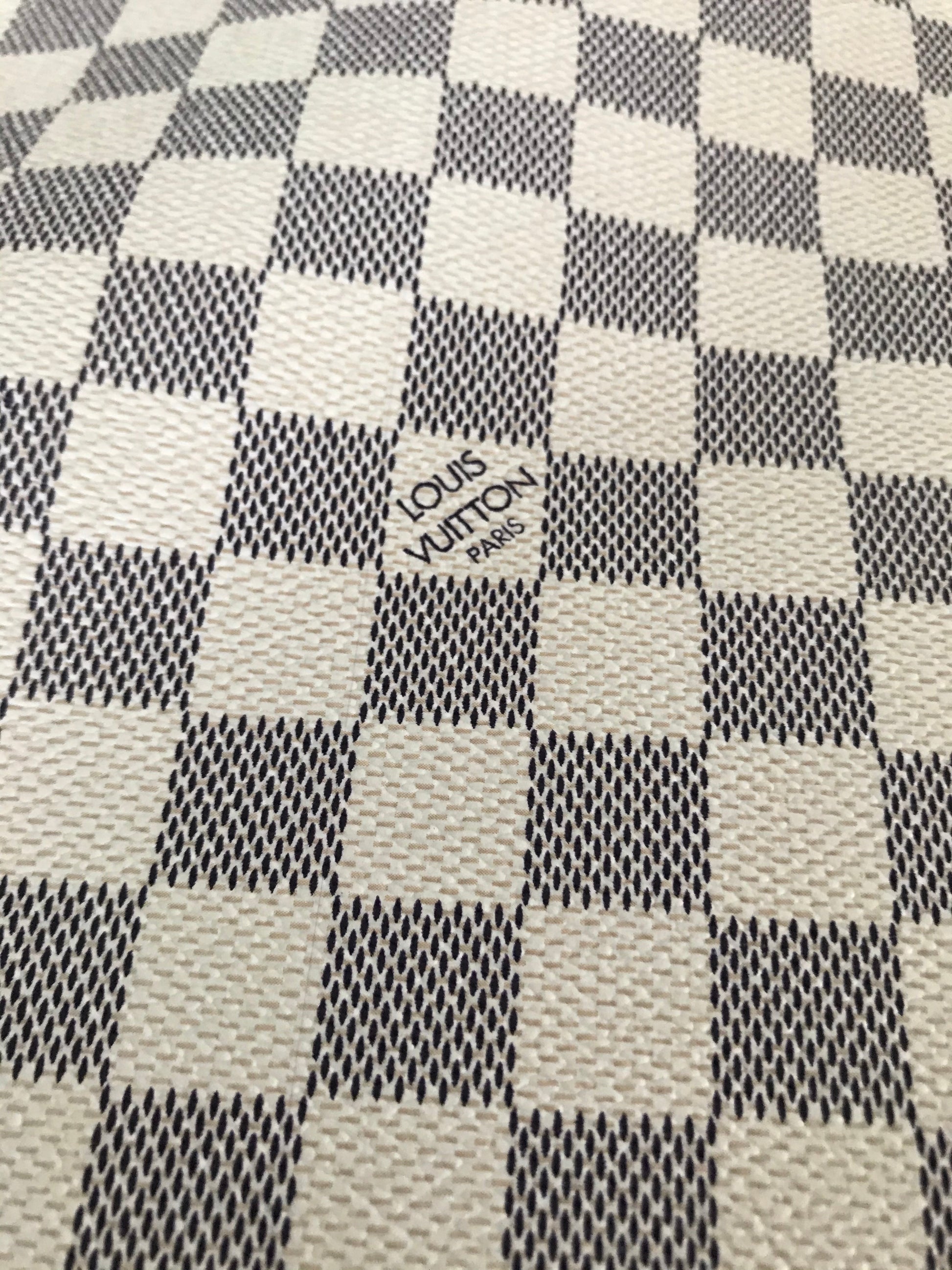 White LV Damier