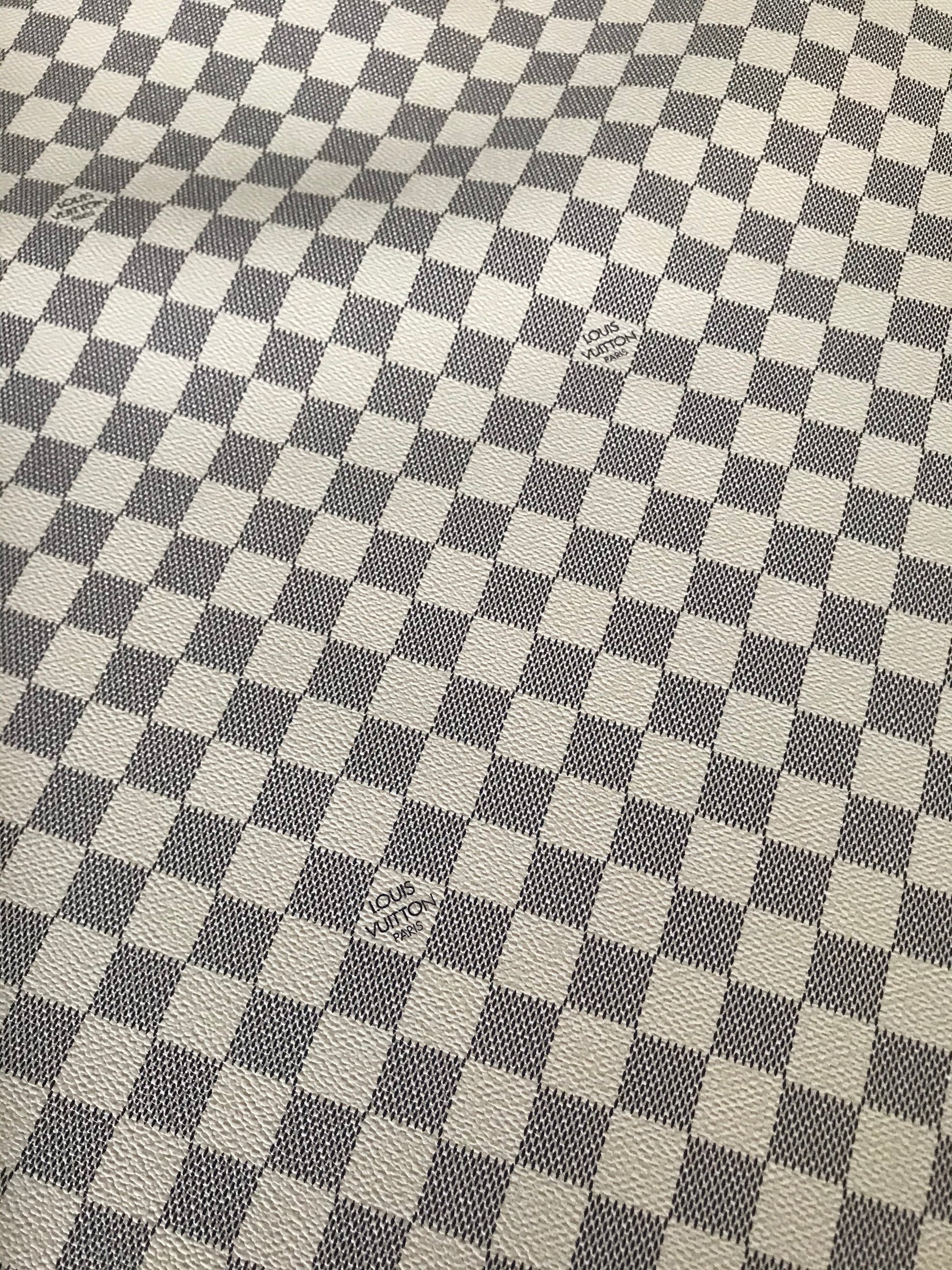 White LV Wallet Leather