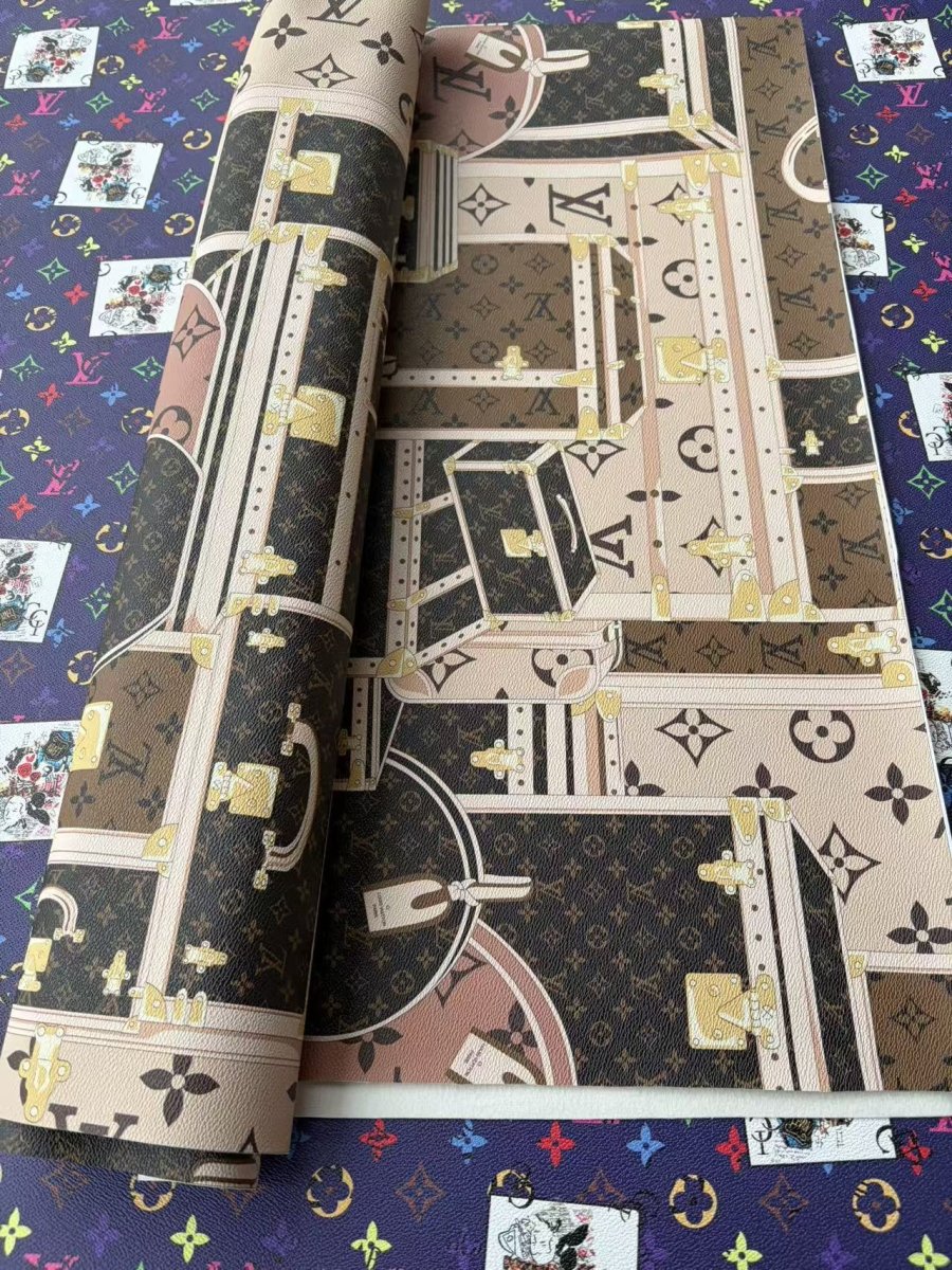 Designer Louis Vuitton LV Bag Leather for Custom DIY Crafts - mingfabricstore