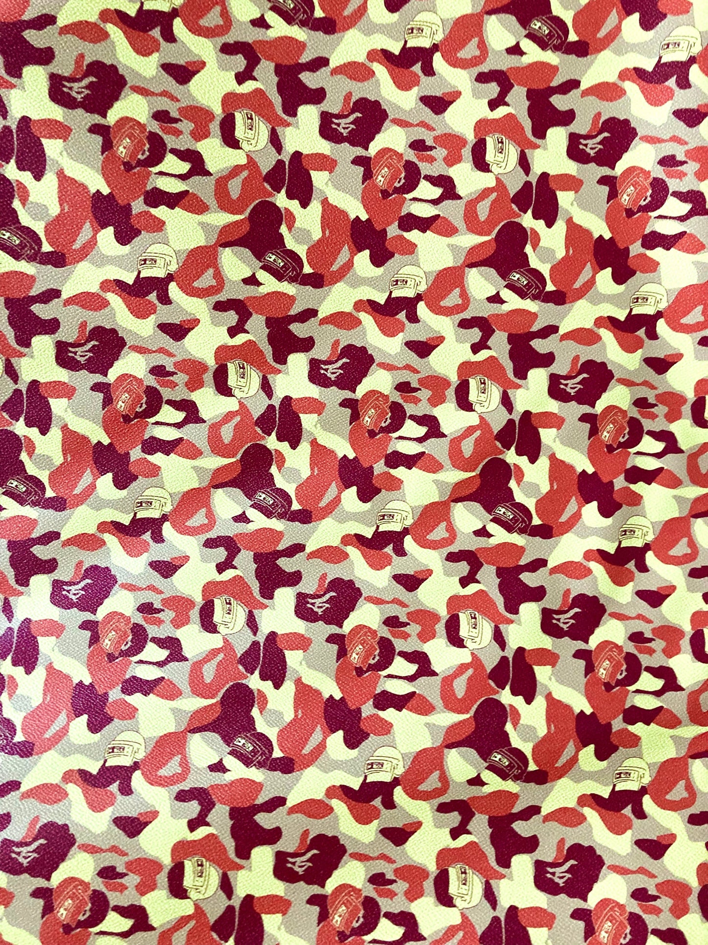 Custom Leather Material Orange Bape Handcraft Sneakers