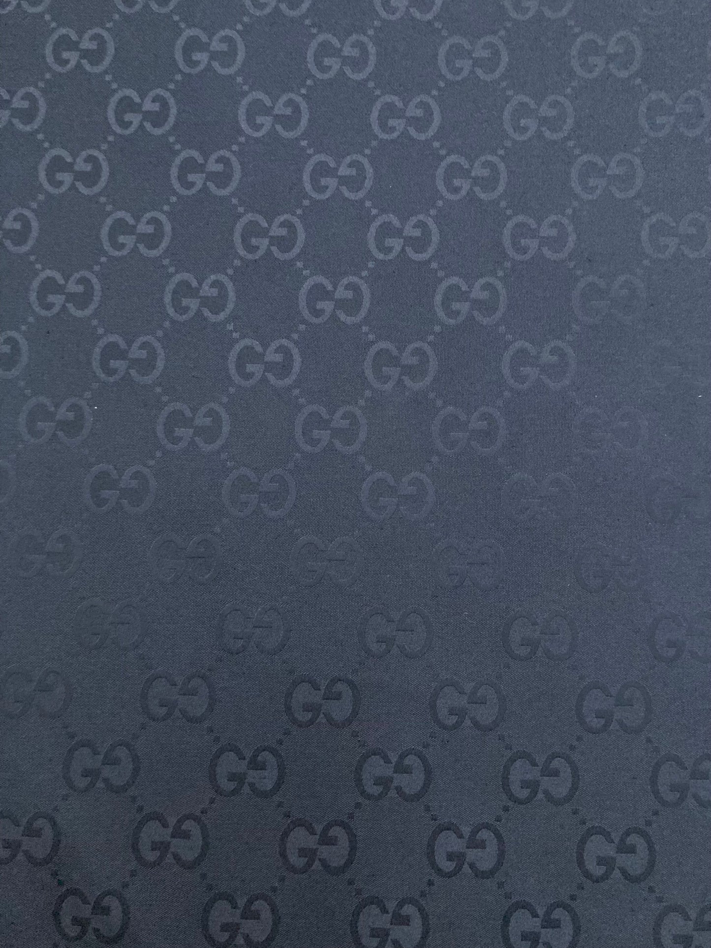 Handmade Custom Pure Black Gucci Jacquard Fabric for Clothing