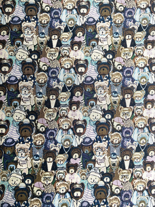 Jacquard Fabric Bear for Shoe Custom Head Band