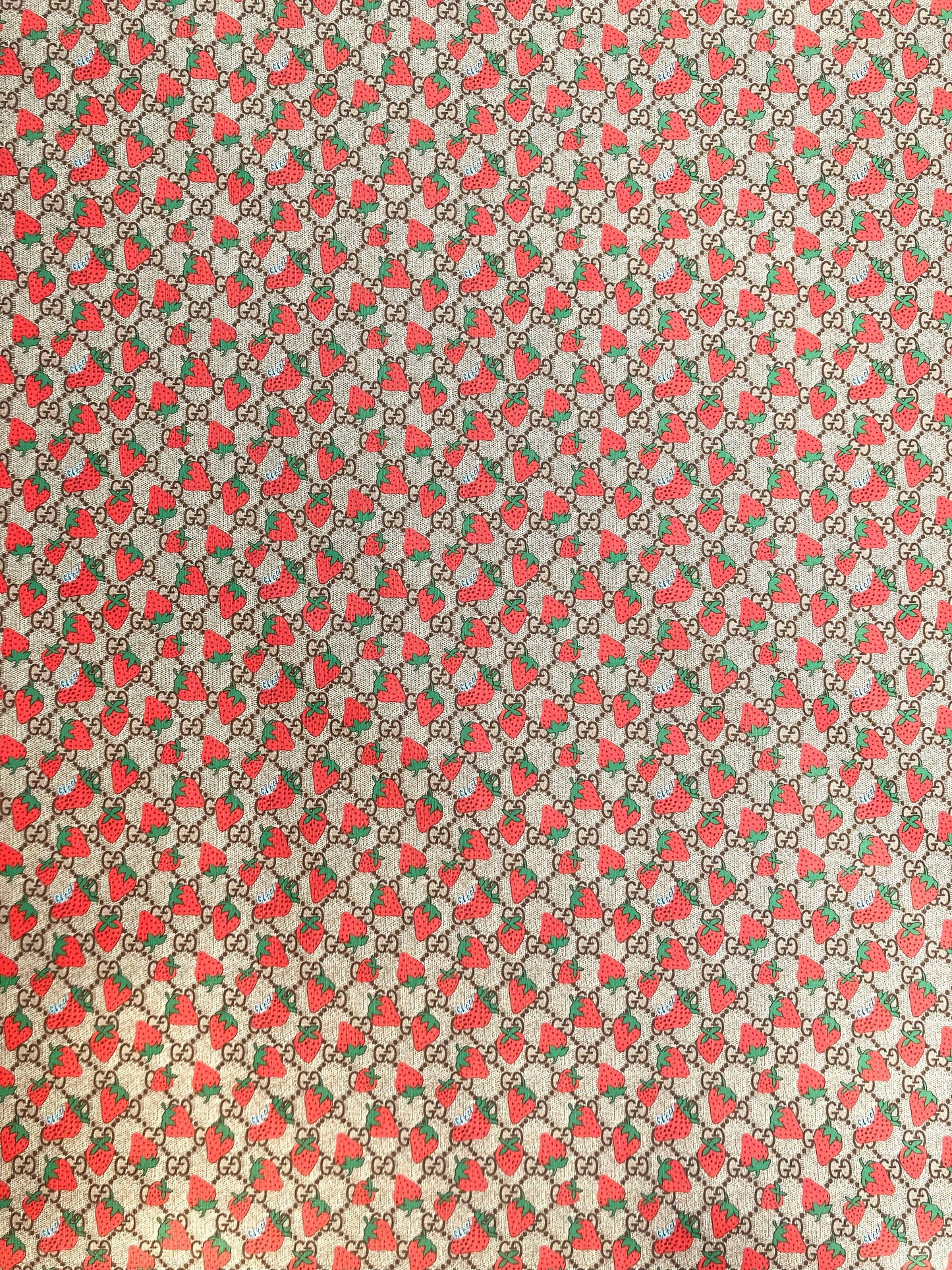 Custom Vinyl Strawberry GG for Handmade Crafts Sneakers