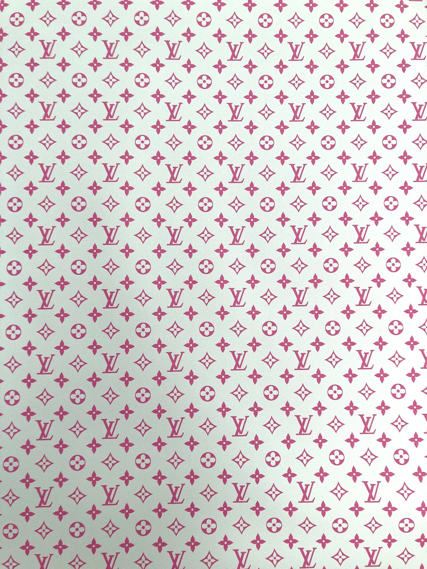 DIY Handmade Crafts Baby Pink LV for Custom Sneakers Bag Upholstery