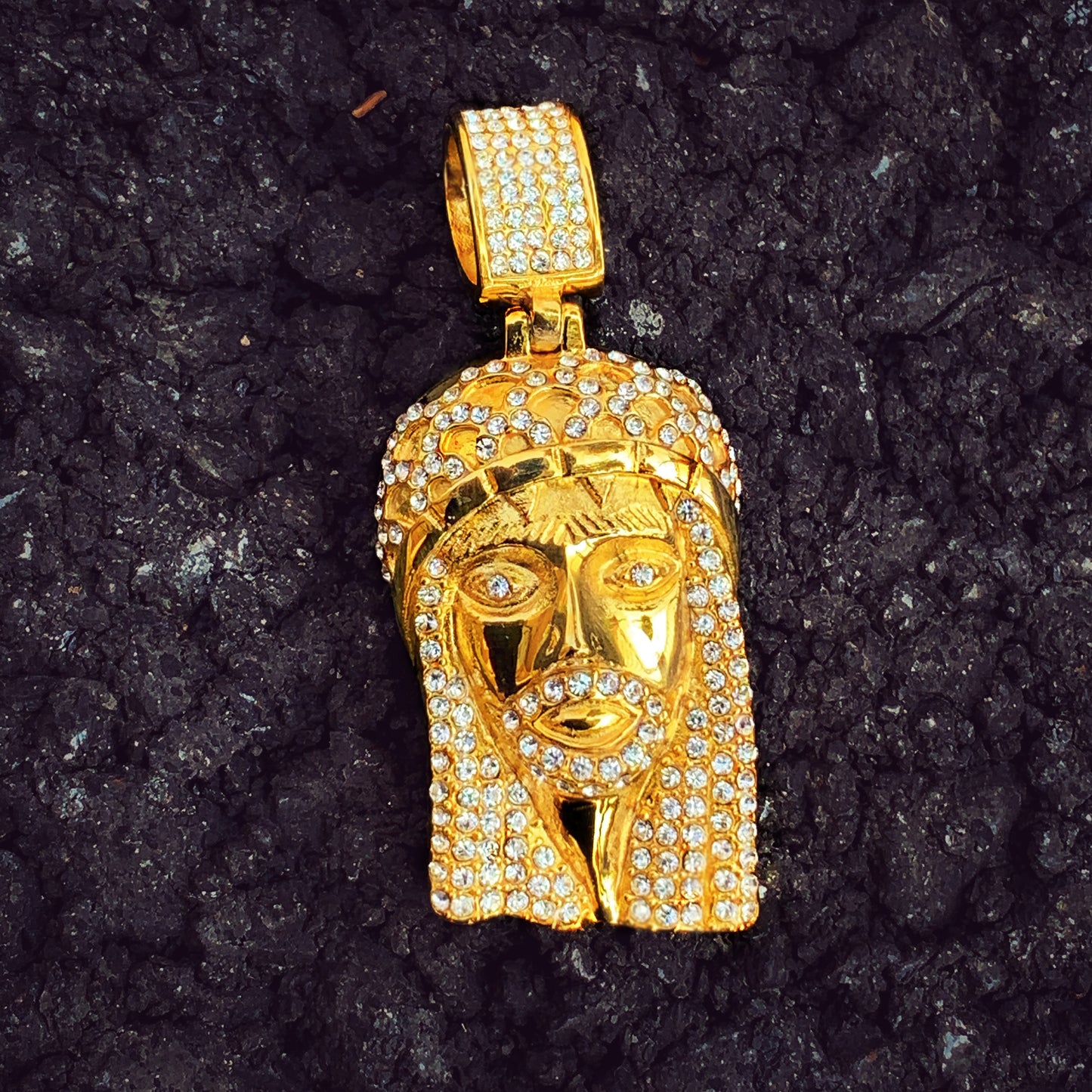 Jesus Diamond Pendant
