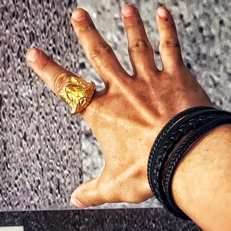 Medusa Gold Ring