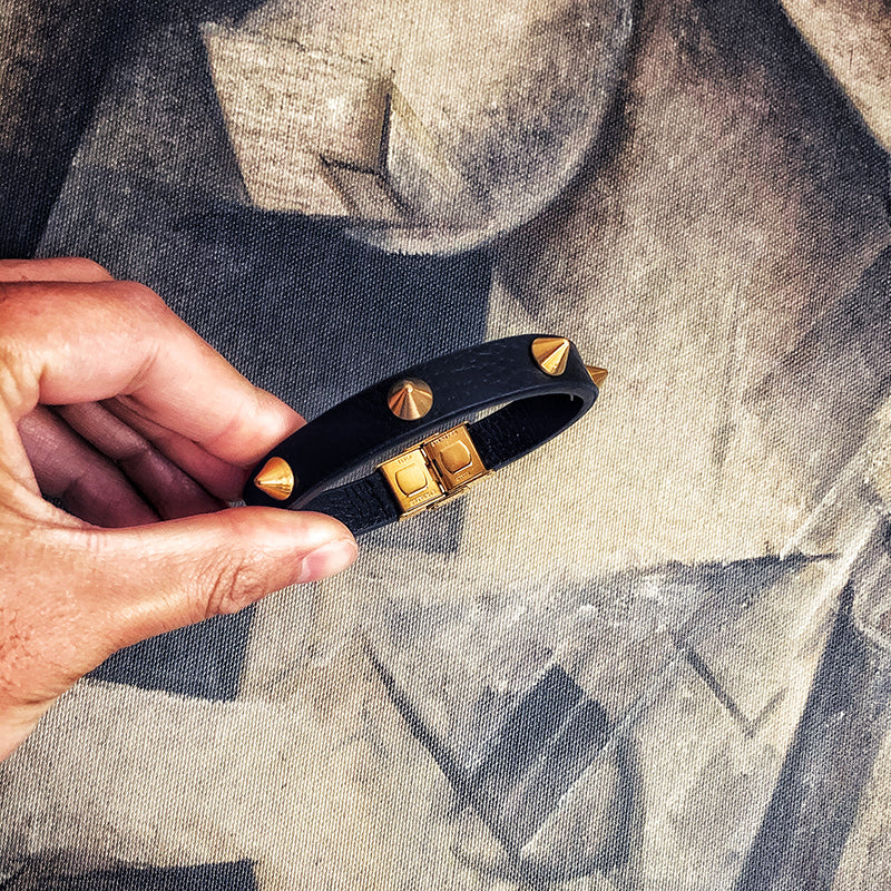 Thorn Leather Bracelet
