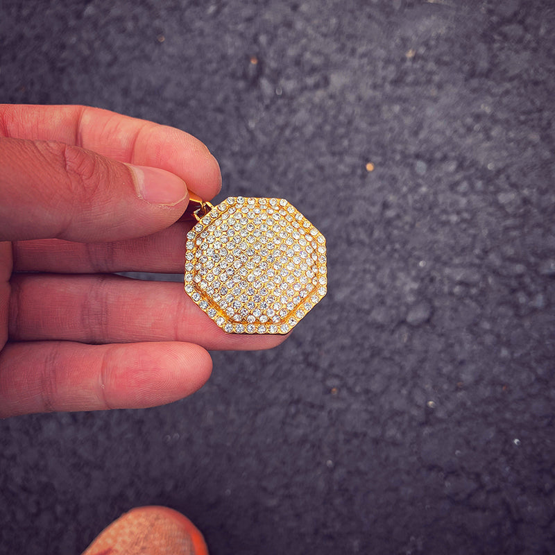 Diamond Golden Hiphop Pendant