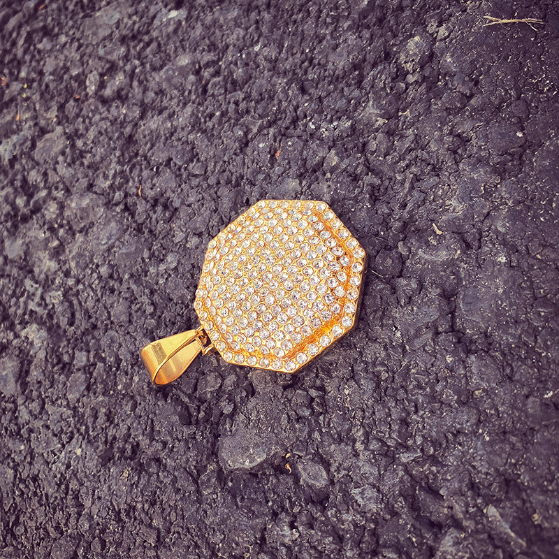 Diamond Golden Hiphop Pendant