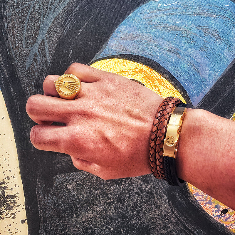 Rolex Crown Gold Ring