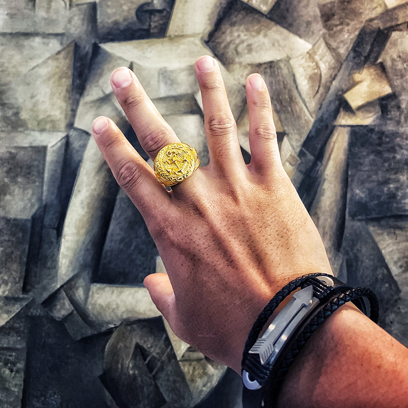 Anchor Gold Ring