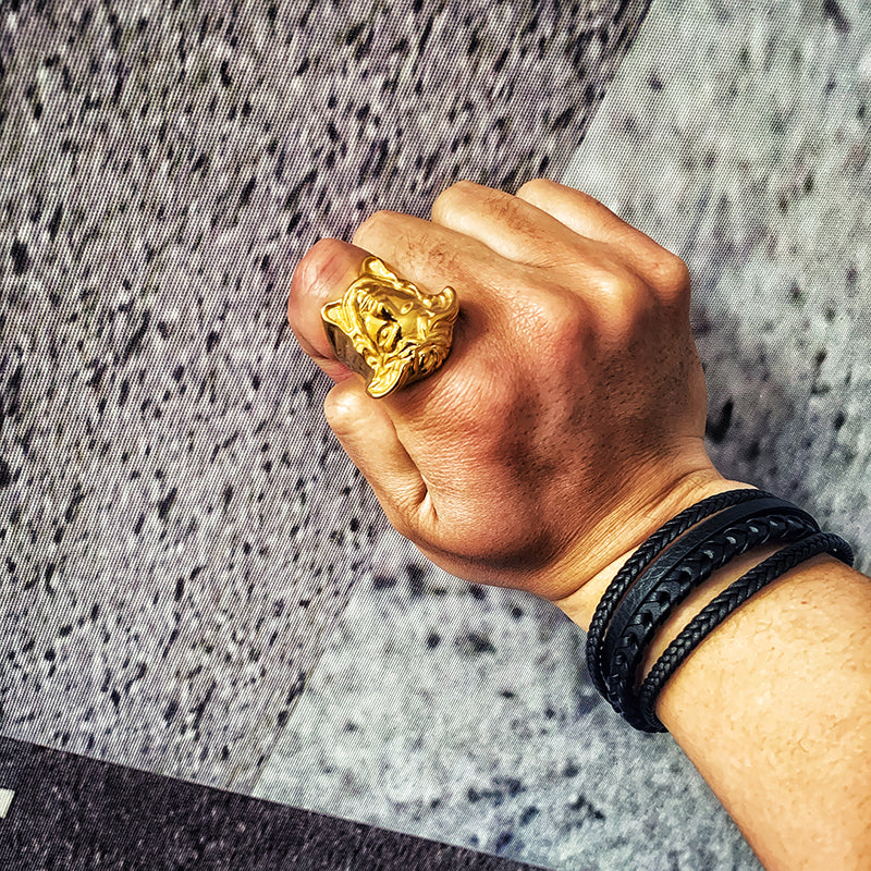 Medusa Gold Ring