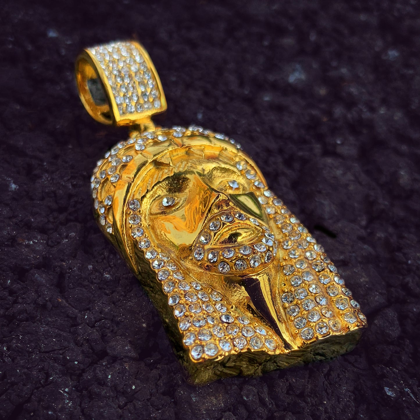 Jesus Diamond Pendant