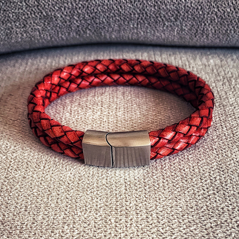 Vintage Crafting Leather Bracelet